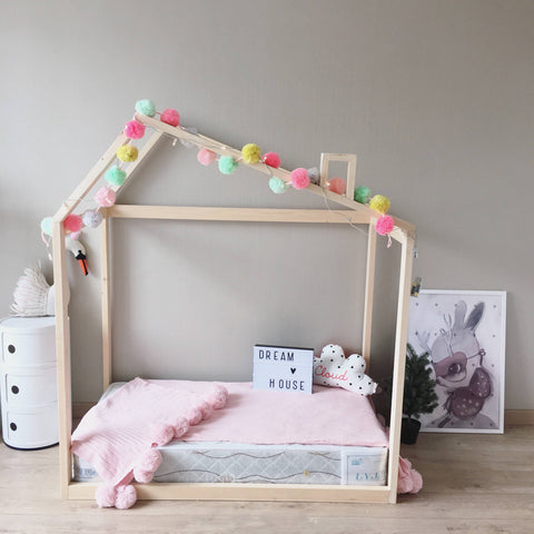New Wooden House Bed Frame - Mini Me Ltd