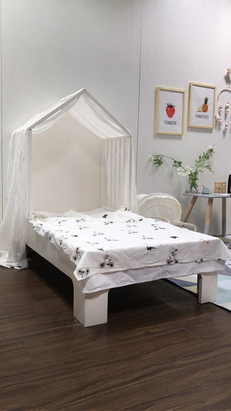 Wooden Toddler Bed house bed+Mattress Set - Mini Me Ltd