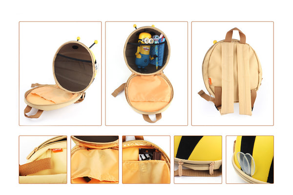 Supercute Bee Shape Backpack-Blue - Mini Me Ltd