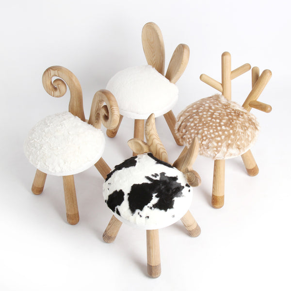Little Cow-Handmade Wooden Kids Chair - Mini Me Ltd