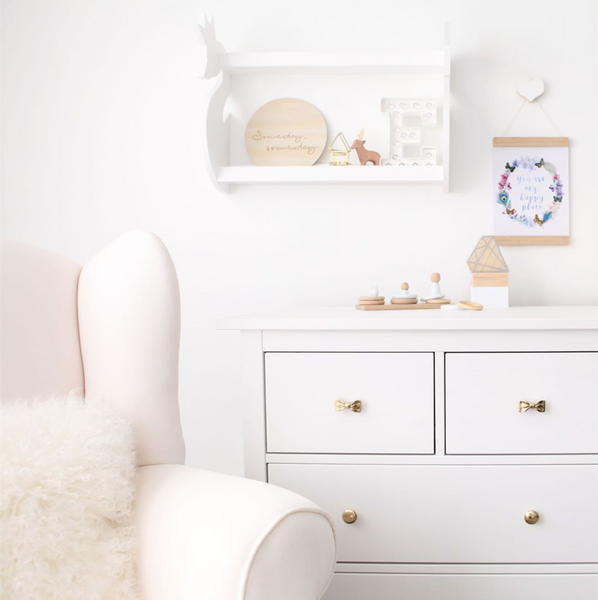 Wooden Swan Wall Shelf - Mini Me Ltd
