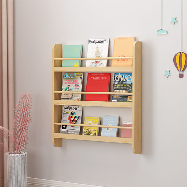 Children's Wall-mounted Bookshelf - 3L