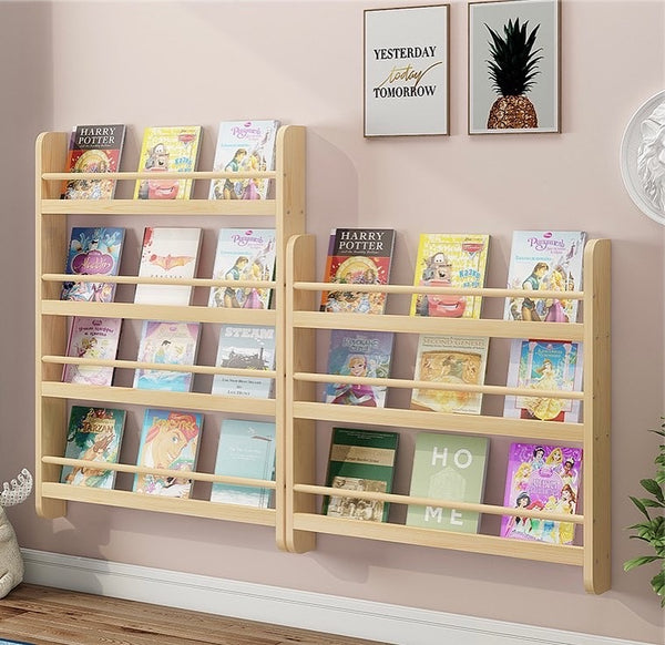 Children's Wall-mounted Bookshelf