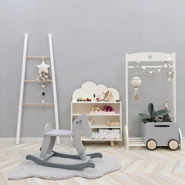 Kid's room wooden clothes hanger-HANDMADE - Mini Me Ltd