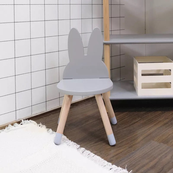 Grey FUN Wooden Kids Table and Chairs Set - Mini Me Ltd