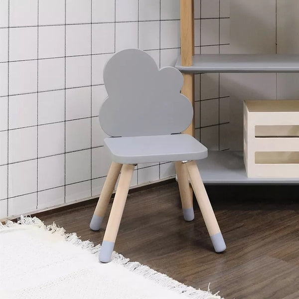 Grey FUN Wooden Kids Table and Chairs Set - Mini Me Ltd