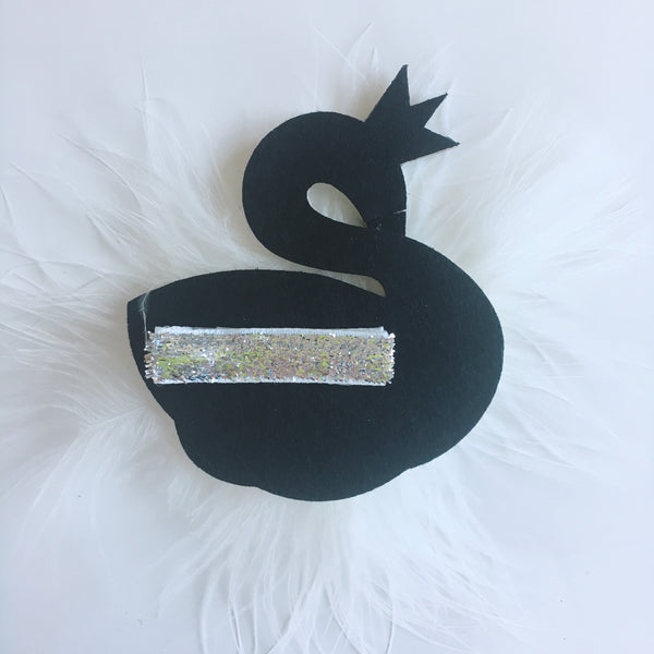Swan Hair Clip -Pure - Mini Me Ltd