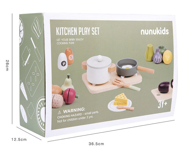Nunukids Kitchen Play Set / Cutting toys