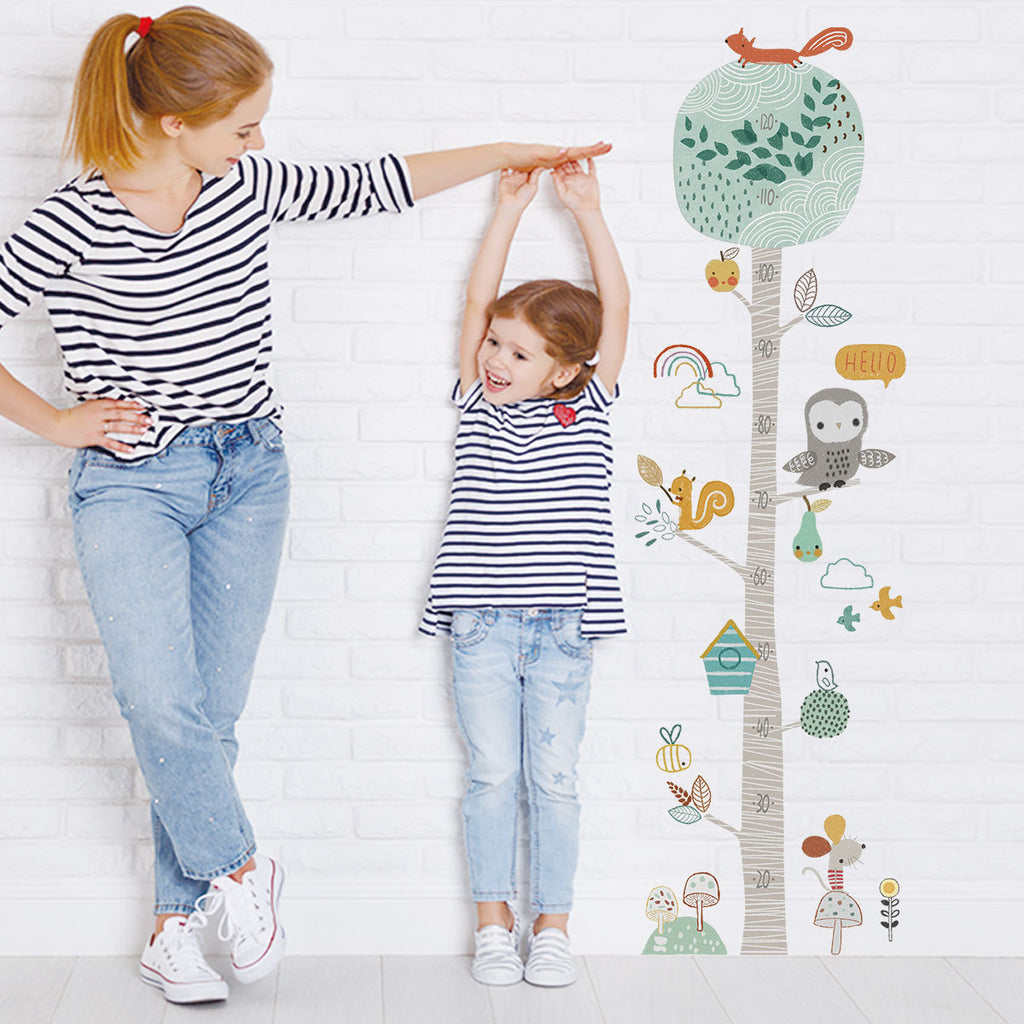 Growth Chart Wall Sticker Tree Mini Me Ltd