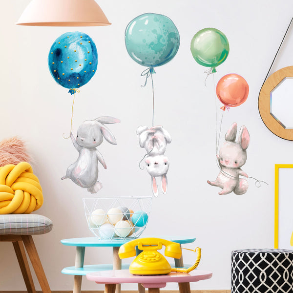 Wall Sticker - Bunny & Balloon