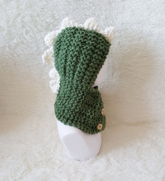 Dinosaur Kids Knitted Hat (2Y-6Y) - Mini Me Ltd
