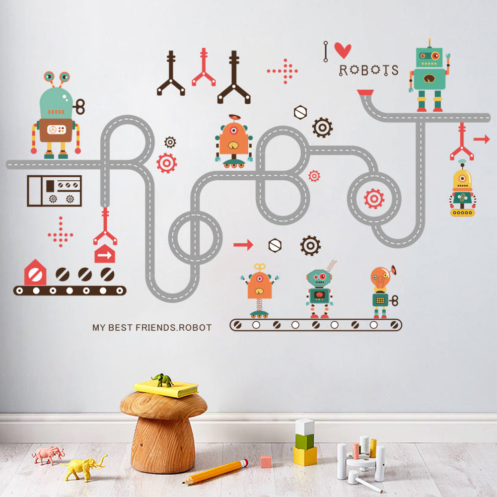 Robots - DIY Wall Decals - Mini Me Ltd