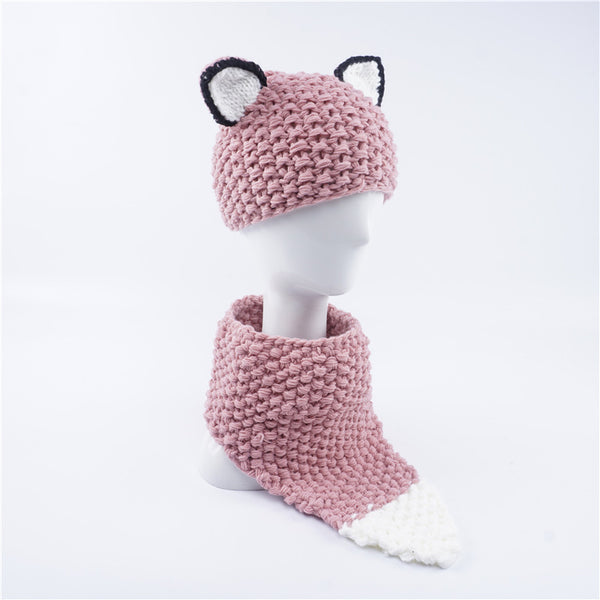 Fox #2 Kids Knitted Hat （3Y-8Y） - Mini Me Ltd