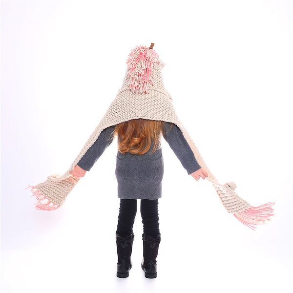 Unicorn Kids Knitted Hat (2Y-6Y) - Mini Me Ltd