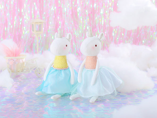 Unicorn Doll - Yellow - Mini Me Ltd