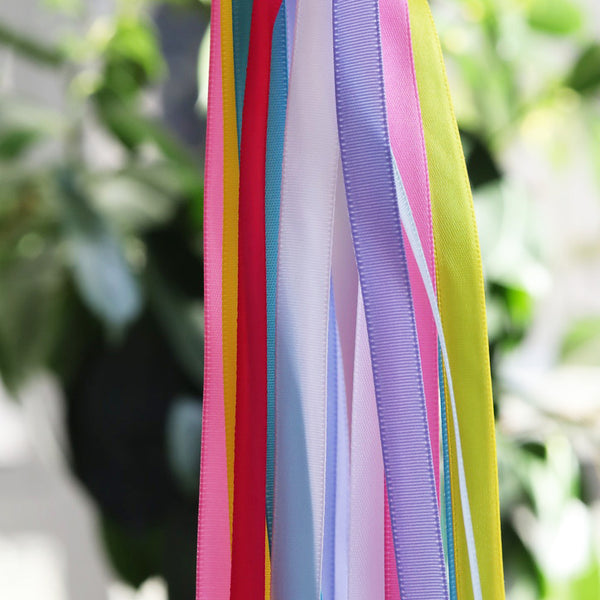 Rainbow Scooter Tassels  / Ribbons
