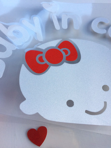 Baby In Car Sticker - Mini Me Ltd