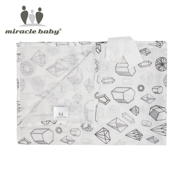 Miracle Baby Car Seat Cover Canopy- Diamonds