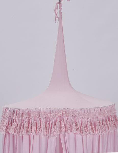 Pink Canopy with Tassel - Mini Me Ltd
