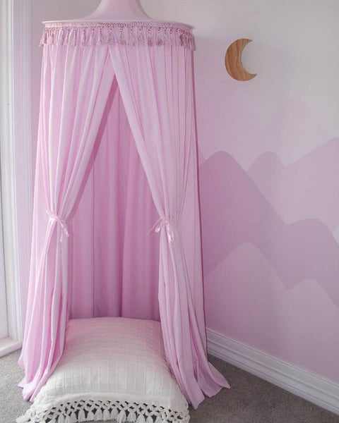 Pink Canopy with Tassel - Mini Me Ltd
