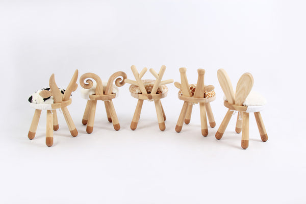 Giraffe-Handmade High Quality Wooden Kids Chair - Mini Me Ltd