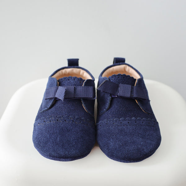 Leather shoes - Navy Blue