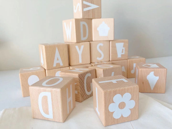 A Box of Wooden Blocks