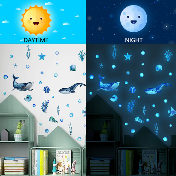 Glow in the dark Wall Sticker - Underwater World