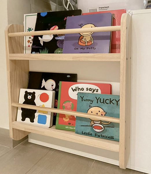 Children's Wall-mounted Bookshelf - 2L