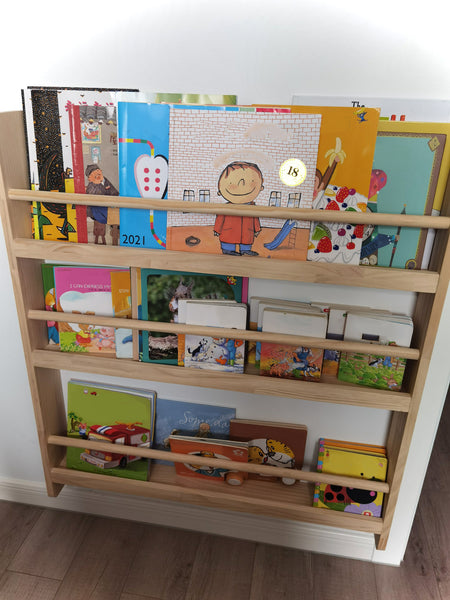 Children's Wall-mounted Bookshelf - 3L