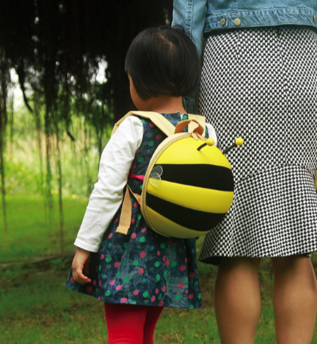 Supercute Bee Shape Backpack-Green - Mini Me Ltd