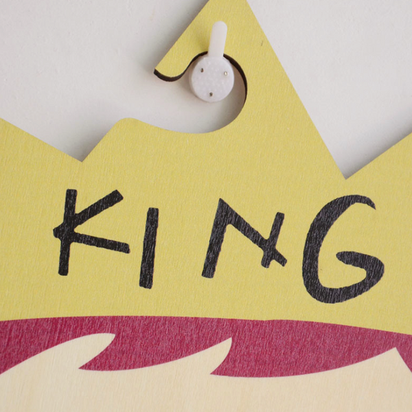King / Princess Wooden hangers for Kids - Mini Me Ltd