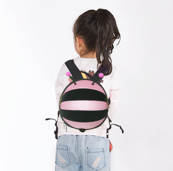 Mini Shining Bumble Bee Backpack-Pink - Mini Me Ltd