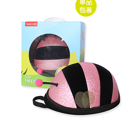 Mini Shining Bumble Bee Backpack-Pink - Mini Me Ltd
