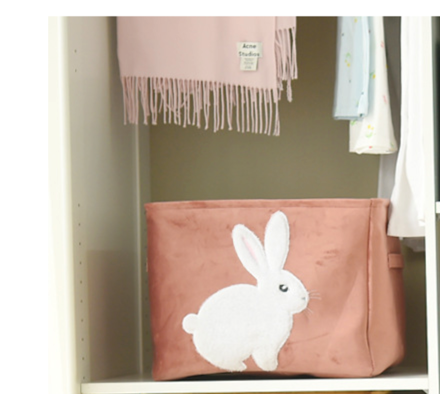 Velvet Bunny Storage Bag