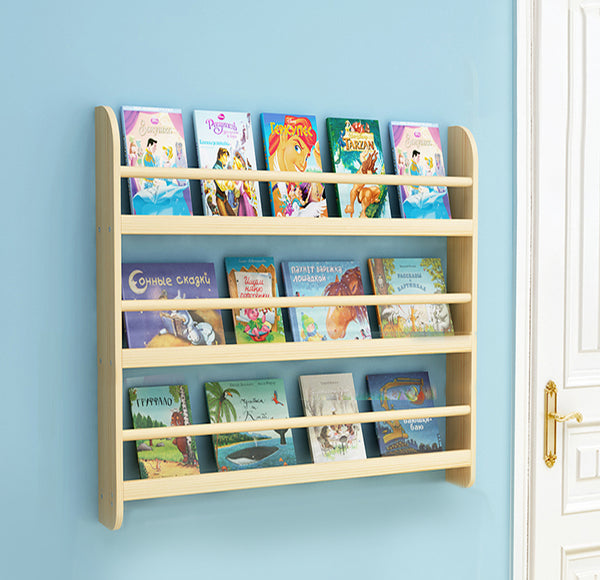 Children's Wall-mounted Bookshelf - 3L