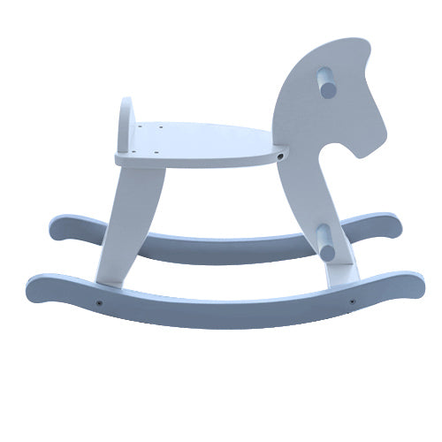 Wooden Rocking Horse  Bluish Grey - Mini Me Ltd