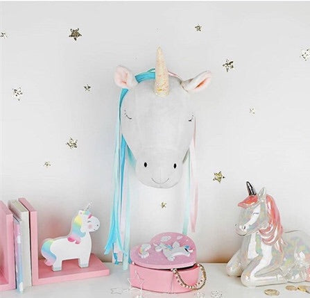 Unicorn Head Wall Decoration - Mini Me Ltd