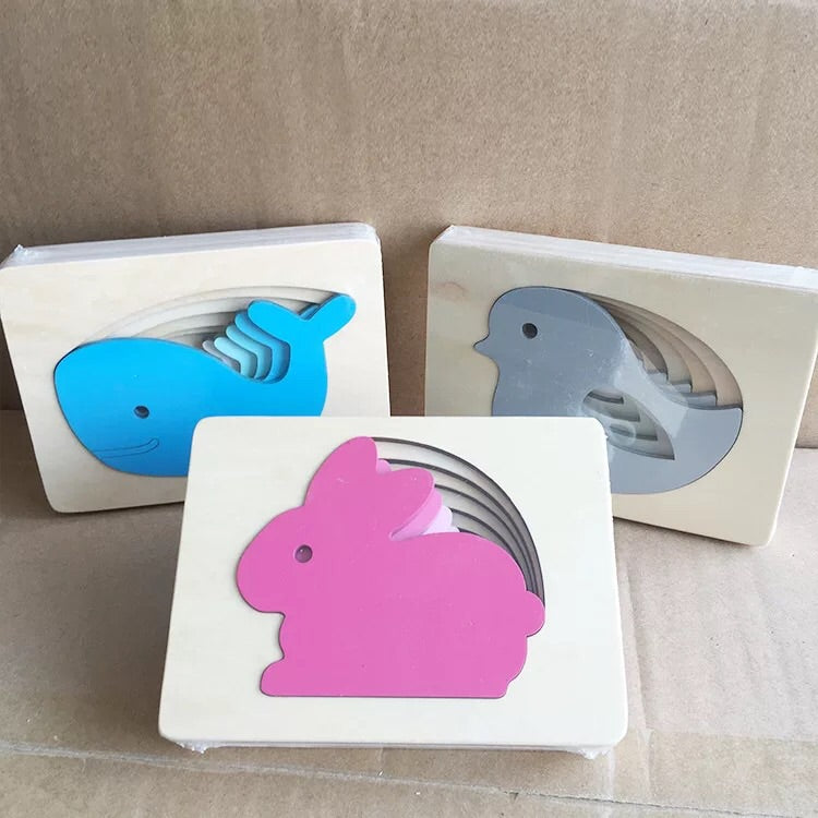 Wooden Multi Layer Puzzles – Mini Me Ltd