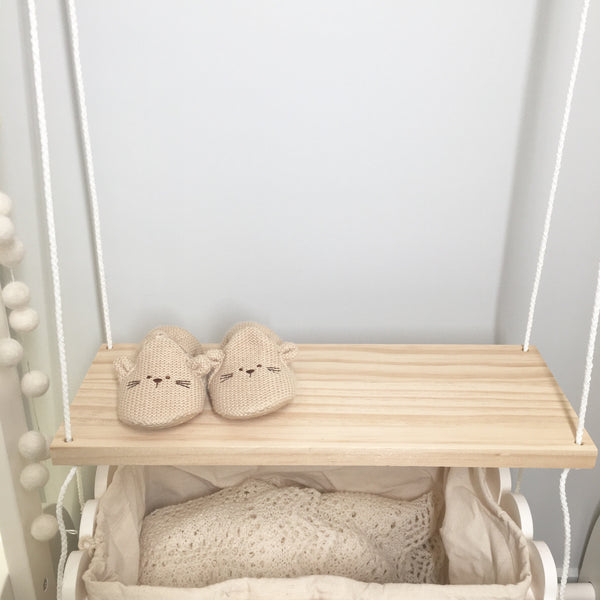 Wooden Swing Display Shelf/ Wall decoration - Mini Me Ltd