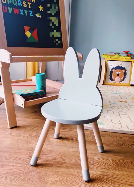 Grey FUN Wooden Kids Table and Chairs Set - Mini Me Ltd