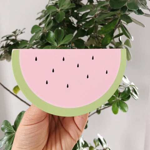 Pink Watermelon Hook / Hanger-Handmade (2/box) - Mini Me Ltd