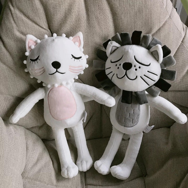 Baby Cat & Lion Plush Soft Toy - Mini Me Ltd