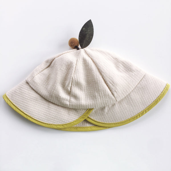 Kids Hat-Cream (18m-4Y) - Mini Me Ltd