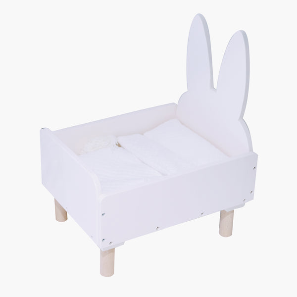 Rabbit Shape Doll Bed & Bedding Set - Mini Me Ltd